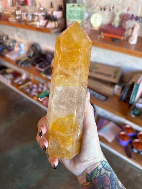 Golden Healer Quartz Large popular Tower